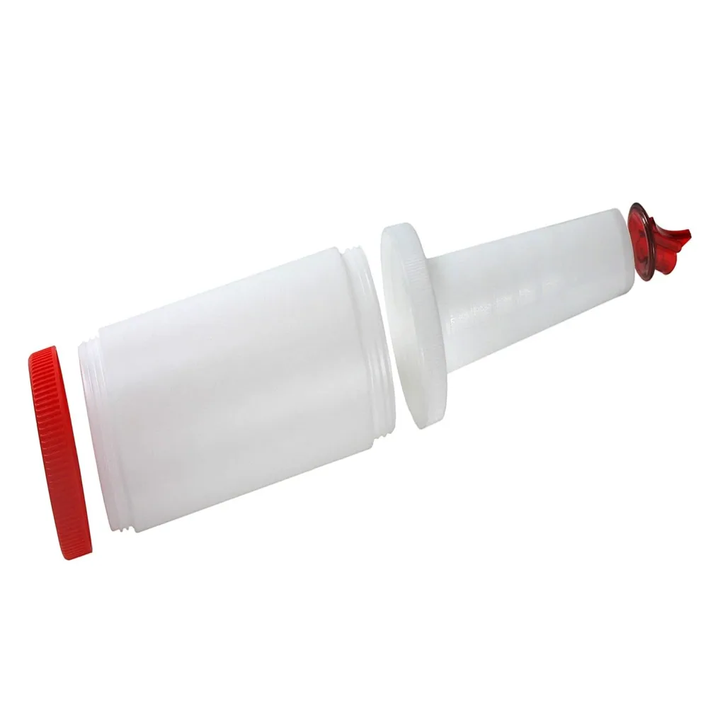 Speedbottle, Bottle-Pour-Master Flasche, 1 L, Farbe: braun