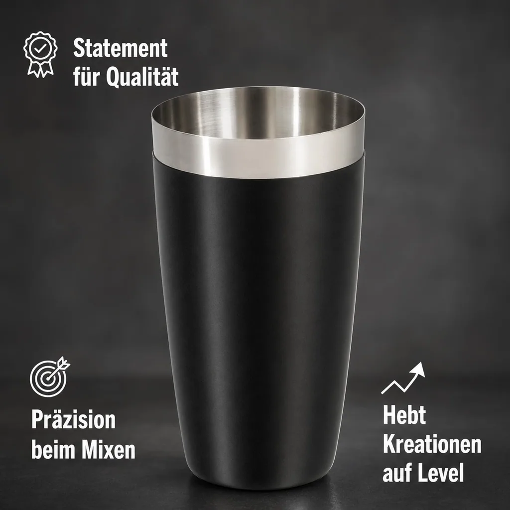 Boston Shaker Unterteil, Edelstahl, 28oz