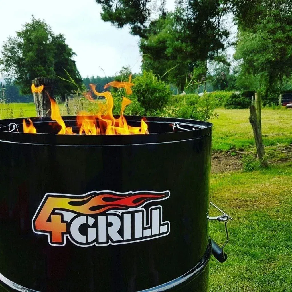 4Grill 4-in-1- BBQ mit 4Grill-Tragekoffer