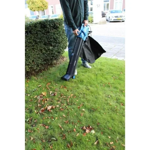 Laubgebläse elektrisch mit Häcksler 2800W 45L mit kostenlosem Gartenabfallbeutel 30L
