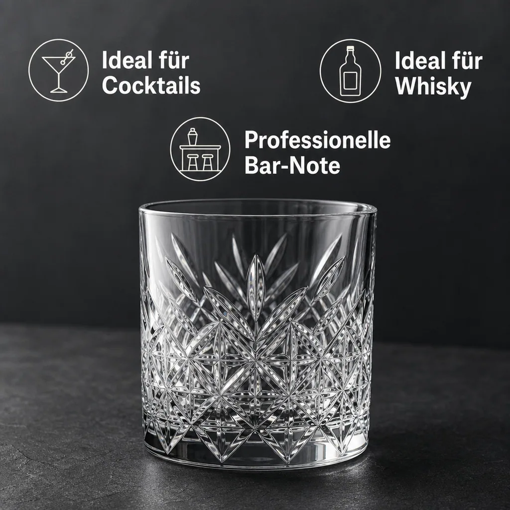 Whiskygläser, Whiskybecher - 12er-Set - Timeless, 345 ml