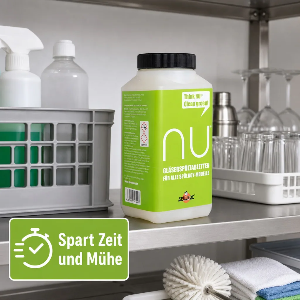 Spültabs, Gläserspültabletten für SPÜLBOY NU - 100 Tabletten
