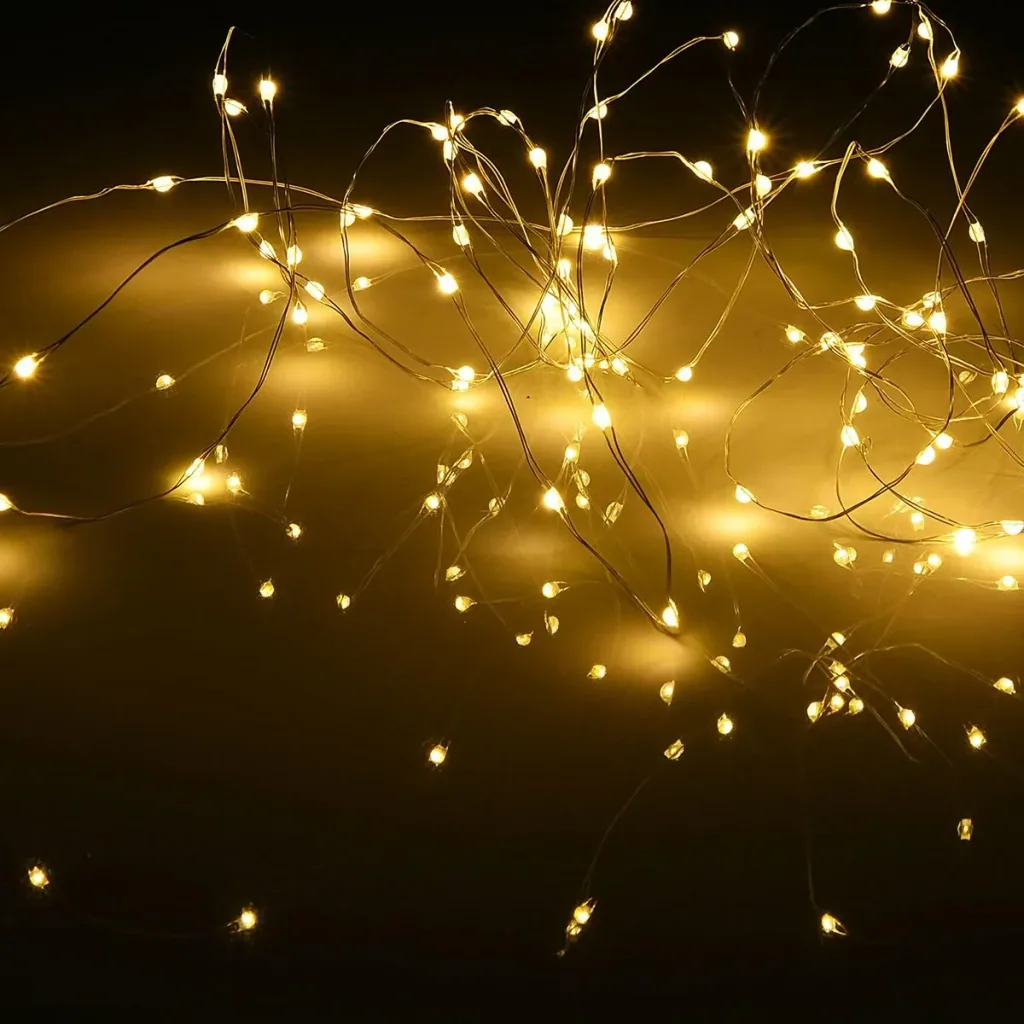 Weihnachtsbeleuchtung - 100 LED - Warmweiß - 563cm