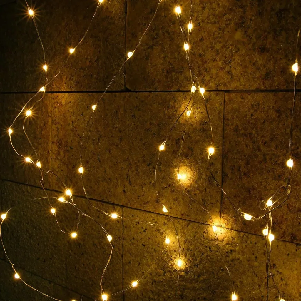 Weihnachtsbeleuchtung - 100 LED - Warmweiß - 563cm