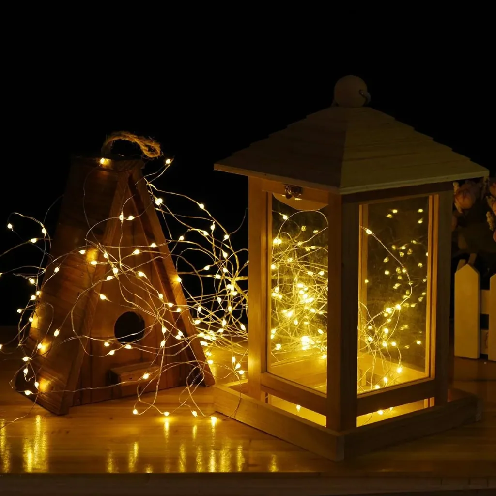 Weihnachtsbeleuchtung - 100 LED - Warmweiß - 563cm