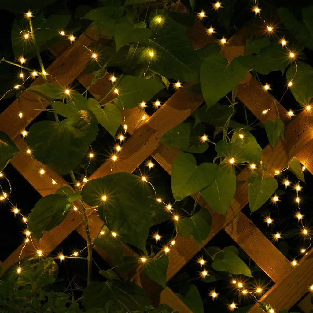 Weihnachtsbeleuchtung - 100 LED - Warmweiß - 563cm