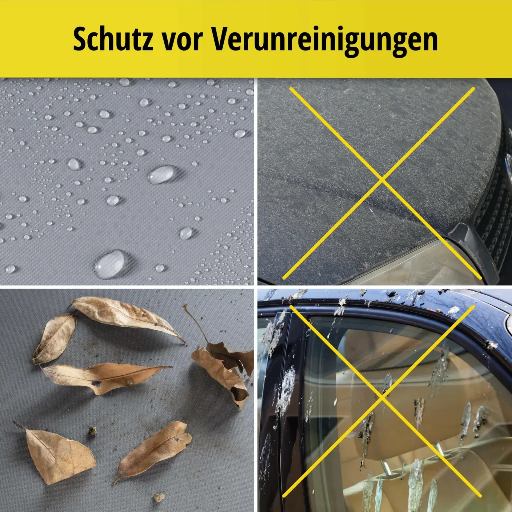Autoabdeckplane all weather - Größe 8 - 415x172x170cm - PVC beschichtet