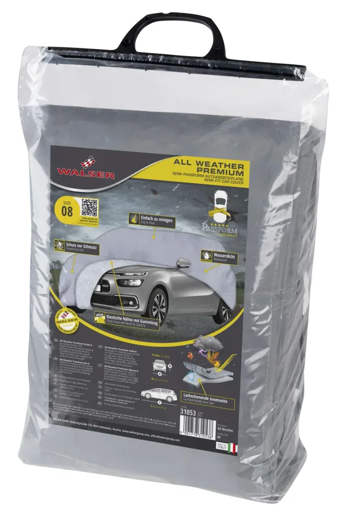 Autoabdeckplane all weather - Größe 8 - 415x172x170cm - PVC beschichtet