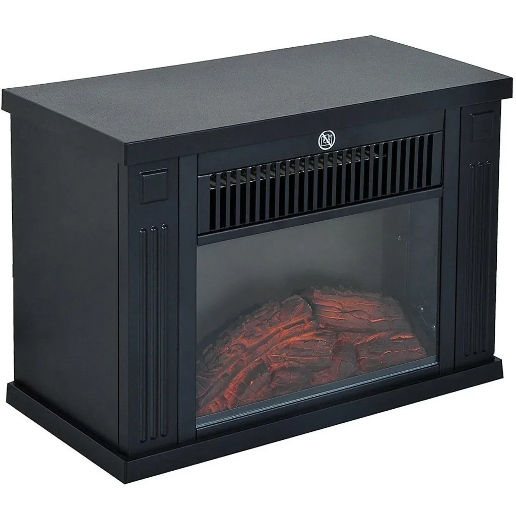 Elektrokamin Standkamin 1200 Watt Kompakt Schwarz