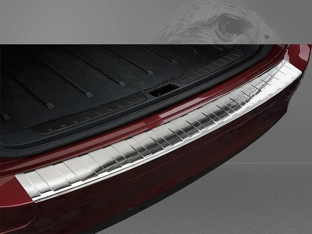 Edelstahl Ladekantenschutz, BMW X6 E71, 2009-2014. Erstausrüster Qualität, gebürstet, weiche, entgratete Kanten