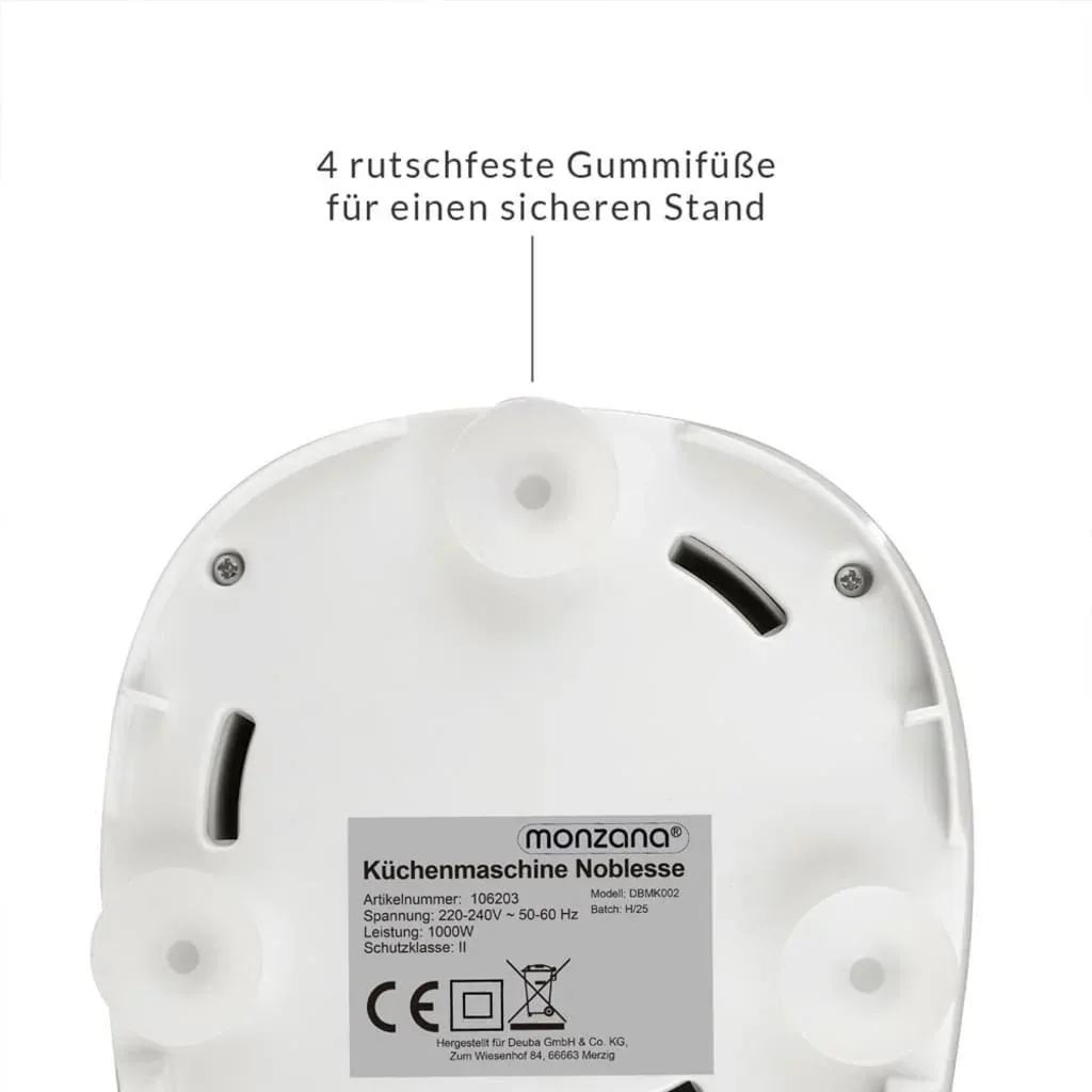 Küchenmaschine Noblesse silver 1000