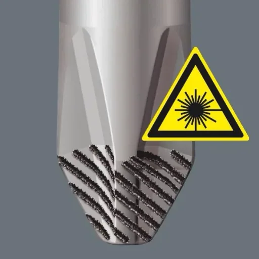 Schraubendrehersatz Kraftform Plus Lasertip inklusive Wandhalterung, 7-teilig