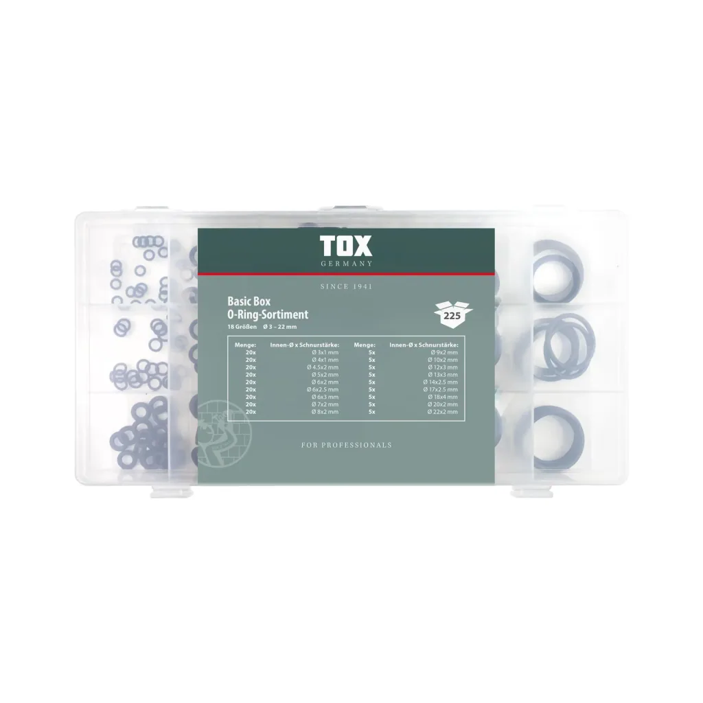 O-Ring - Sortiment Basic Box 225-teilig