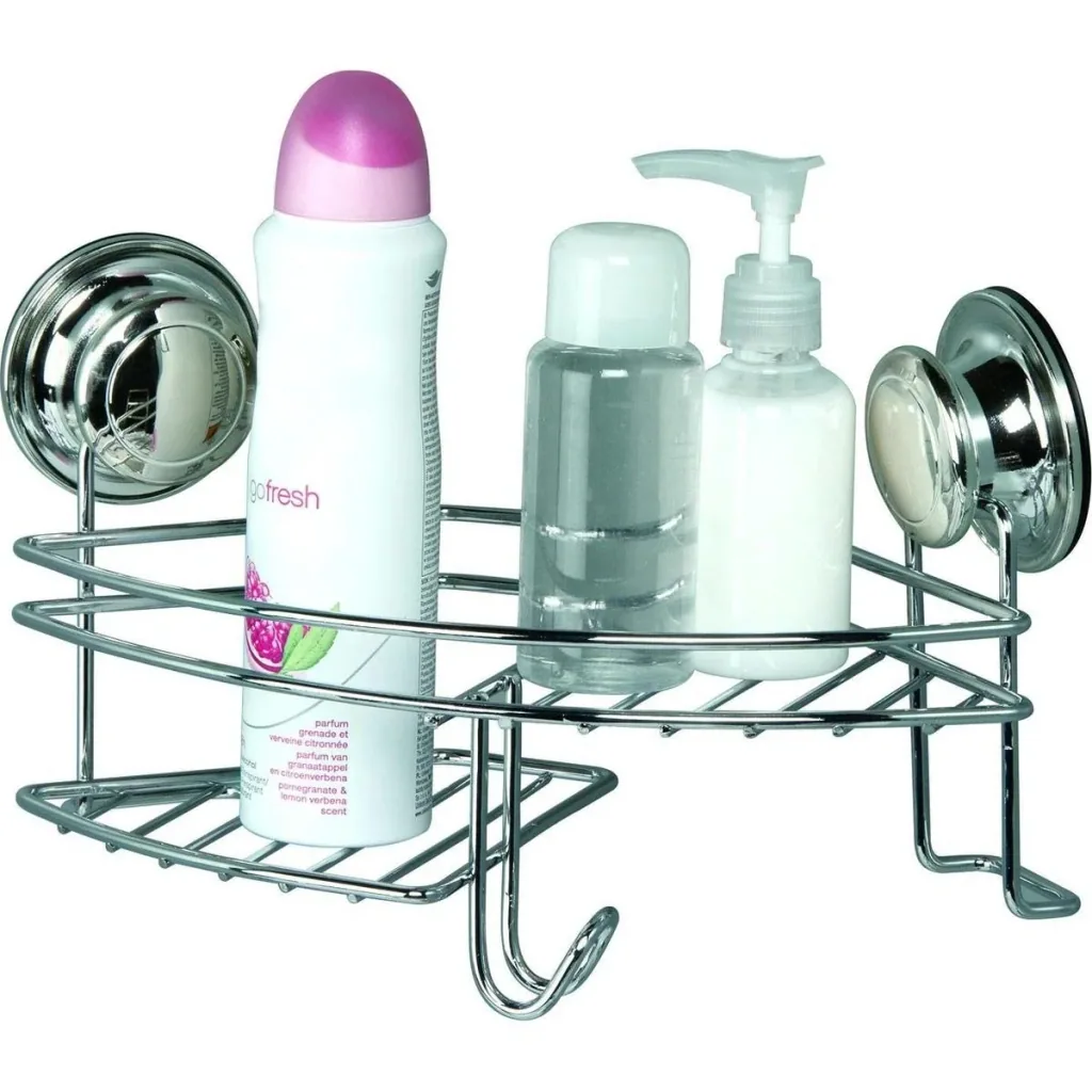 Duschkopf - hängend - Bad & Dusche - Befestigung ohne Bohren - Saugnäpfe - Ecke