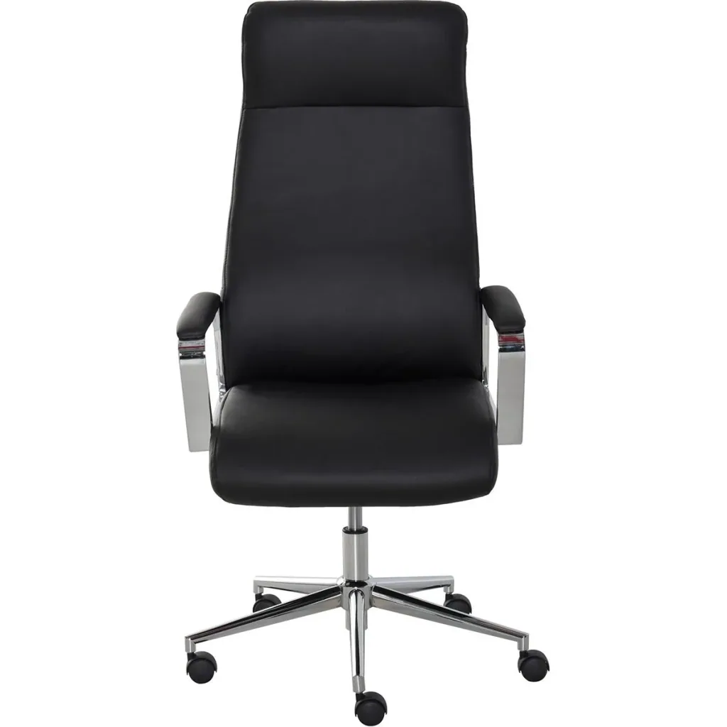 Bürostuhl ergonomisch geformt schwarz