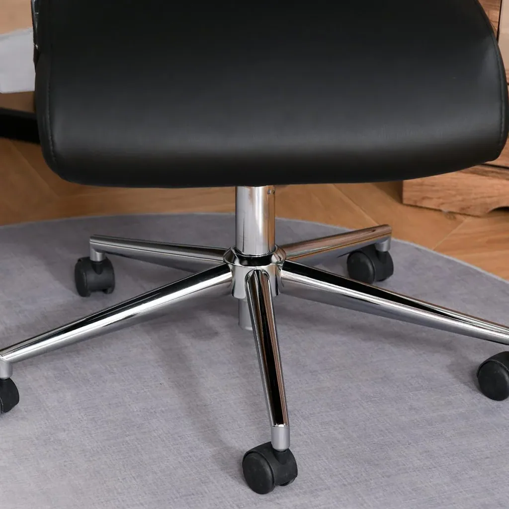 Bürostuhl ergonomisch geformt schwarz