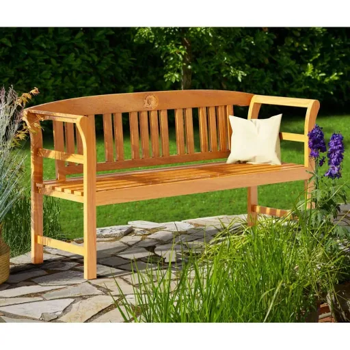 Gartenbank Rose Eukalyptusholz 158x43x82cm FSC-zertifiziert