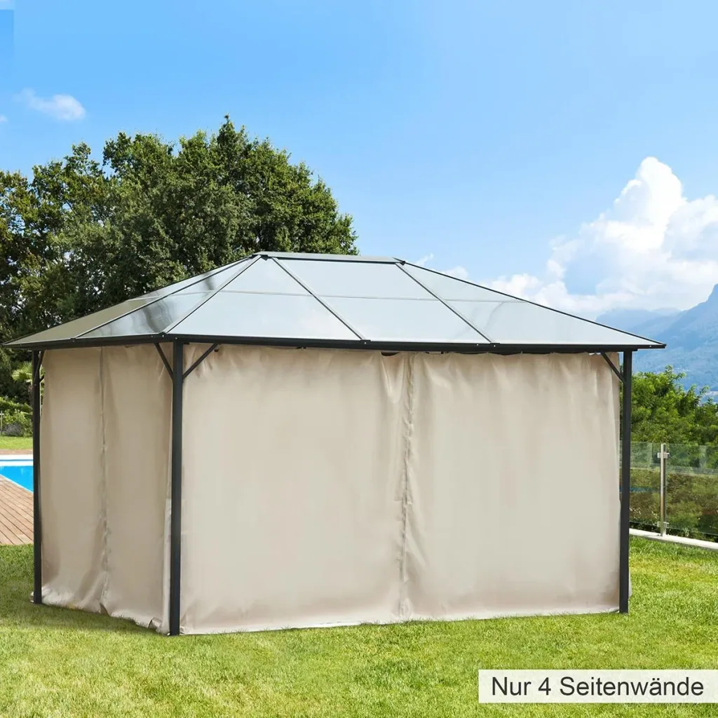 4 Seitenteile für 3x4 m Pavillon m