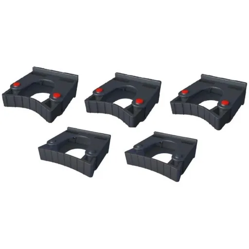 Toolflex-Aluminiumschiene mit 5 Werkzeughaltern