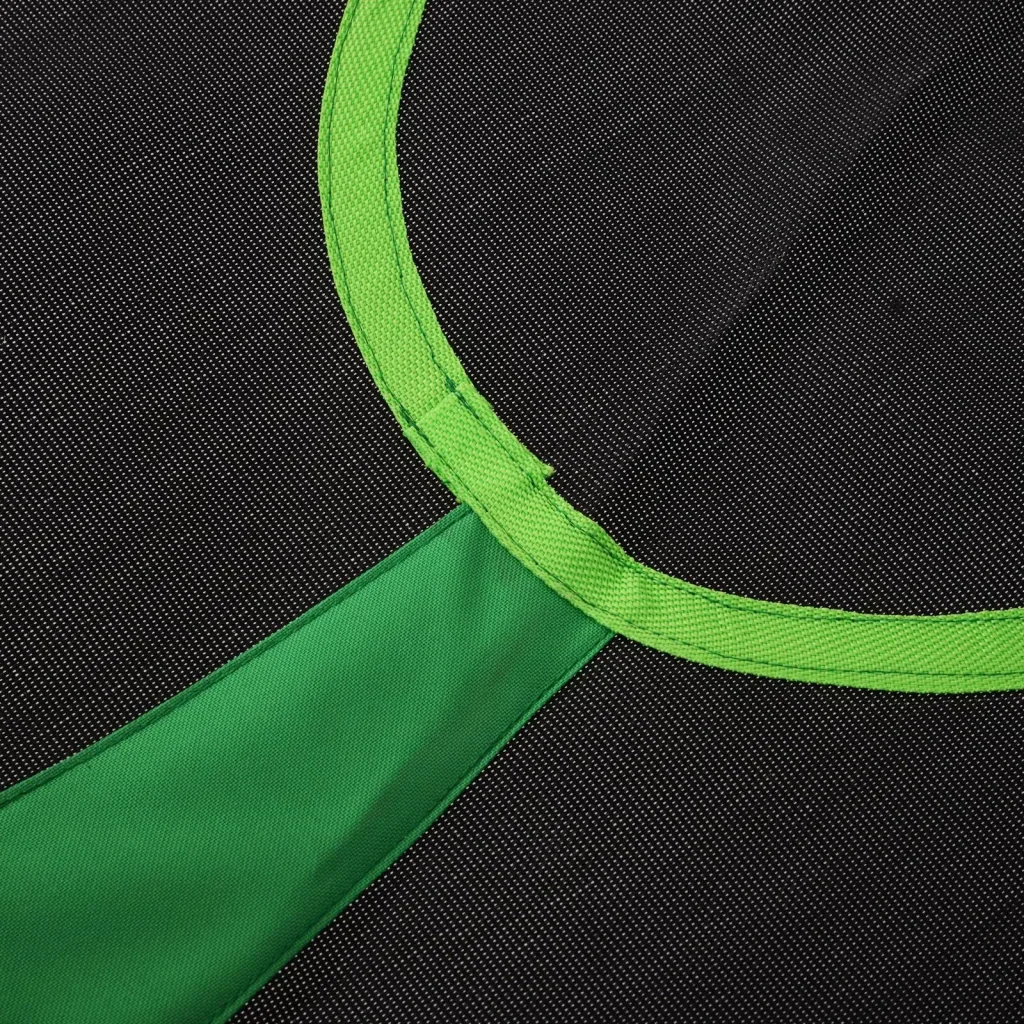 Nestschaukel Tellerschaukel Kinderschaukel Gartenschaukel bis 100 kg belastbar Grün + Schwarz Ø100 cm