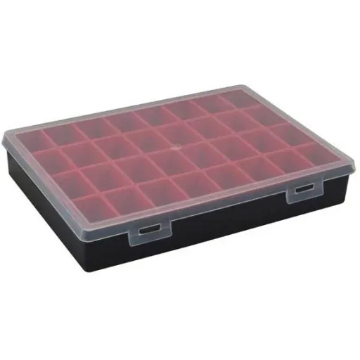 TAYG Werkzeugkasten - 330 x 247 x 54 mm - Mit 32 herausnehmbaren Fächern