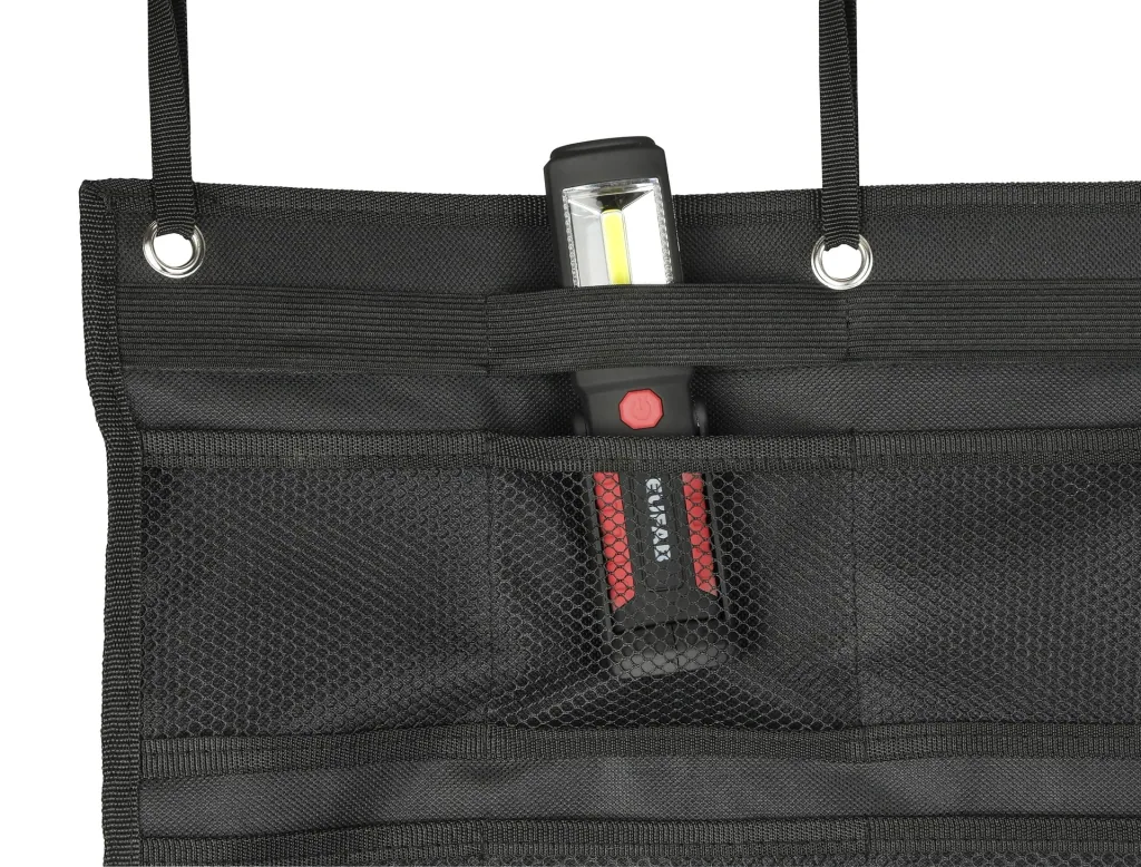 Camping Organizer zum Hängen, faltbar, mit Metallhaken