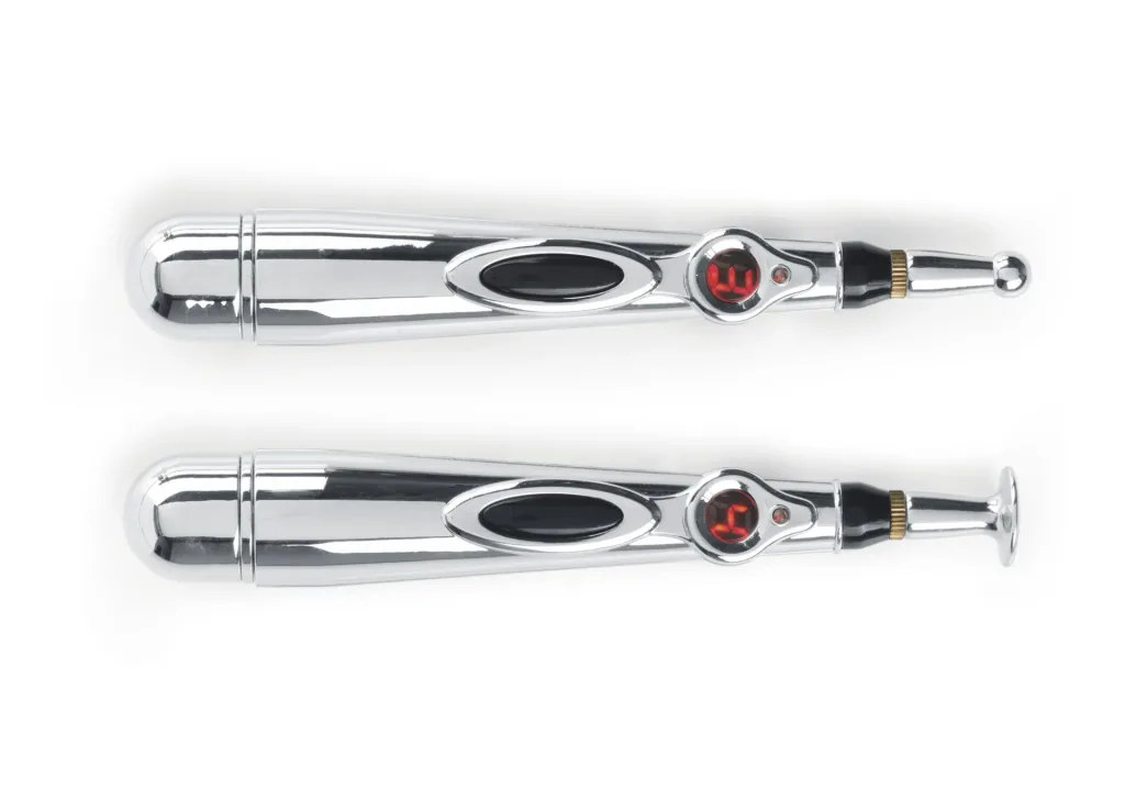 Akupressur-Stift, 1,5 Volt, Silberfarben