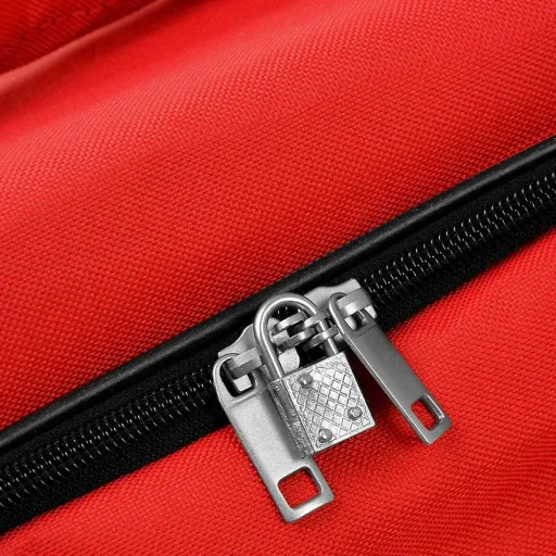 XXL-Reisetasche mit Trolleyfunktion rot 160 L