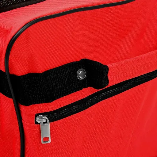 XXL-Reisetasche mit Trolleyfunktion rot 160 L