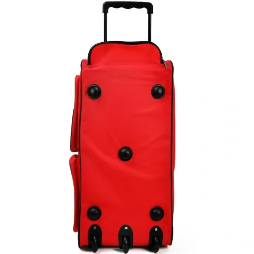 XXL-Reisetasche mit Trolleyfunktion rot 160 L