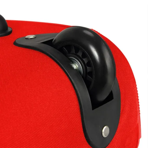 XXL-Reisetasche mit Trolleyfunktion rot 160 L