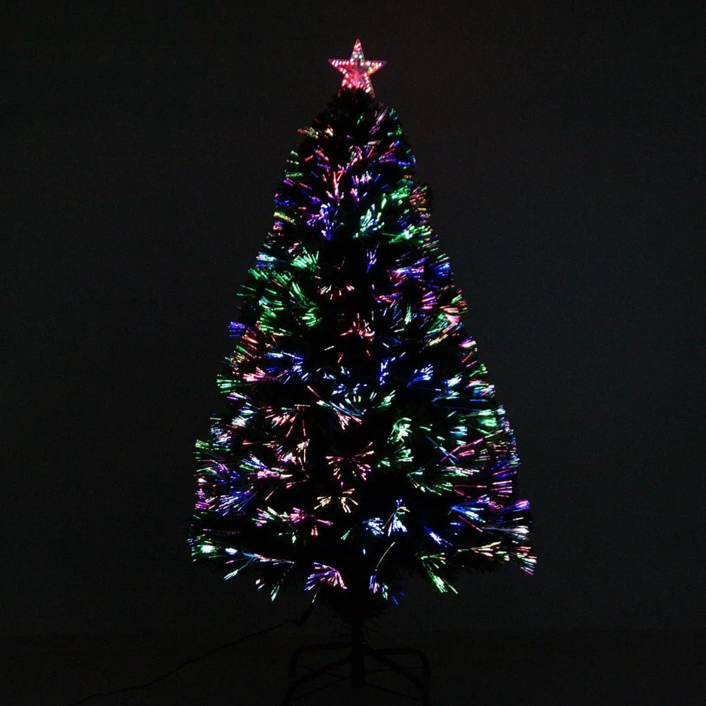Weihnachtsbaum mit Ständer Lichtfaser 120cm Grün