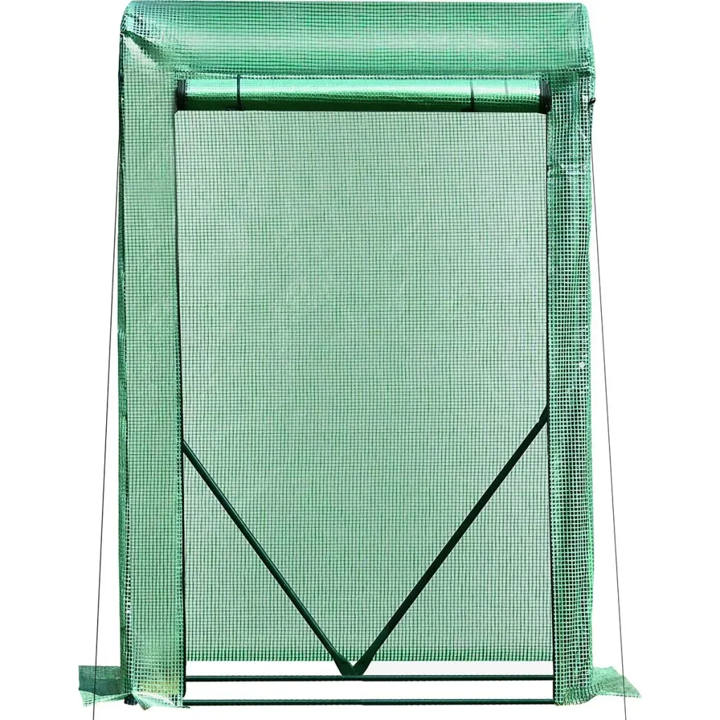 Poly-Gewächshaus - Stahl/PE - Grün - 100 x 50 x 150 cm