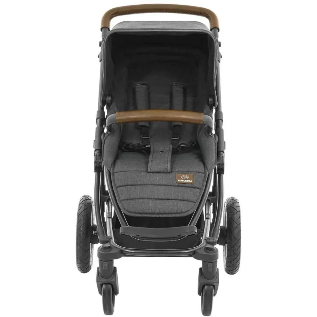 Koelstra Kinderwagen MIT Babytragetasche - Binque Daily Combi Kinderwagen - Schwarz