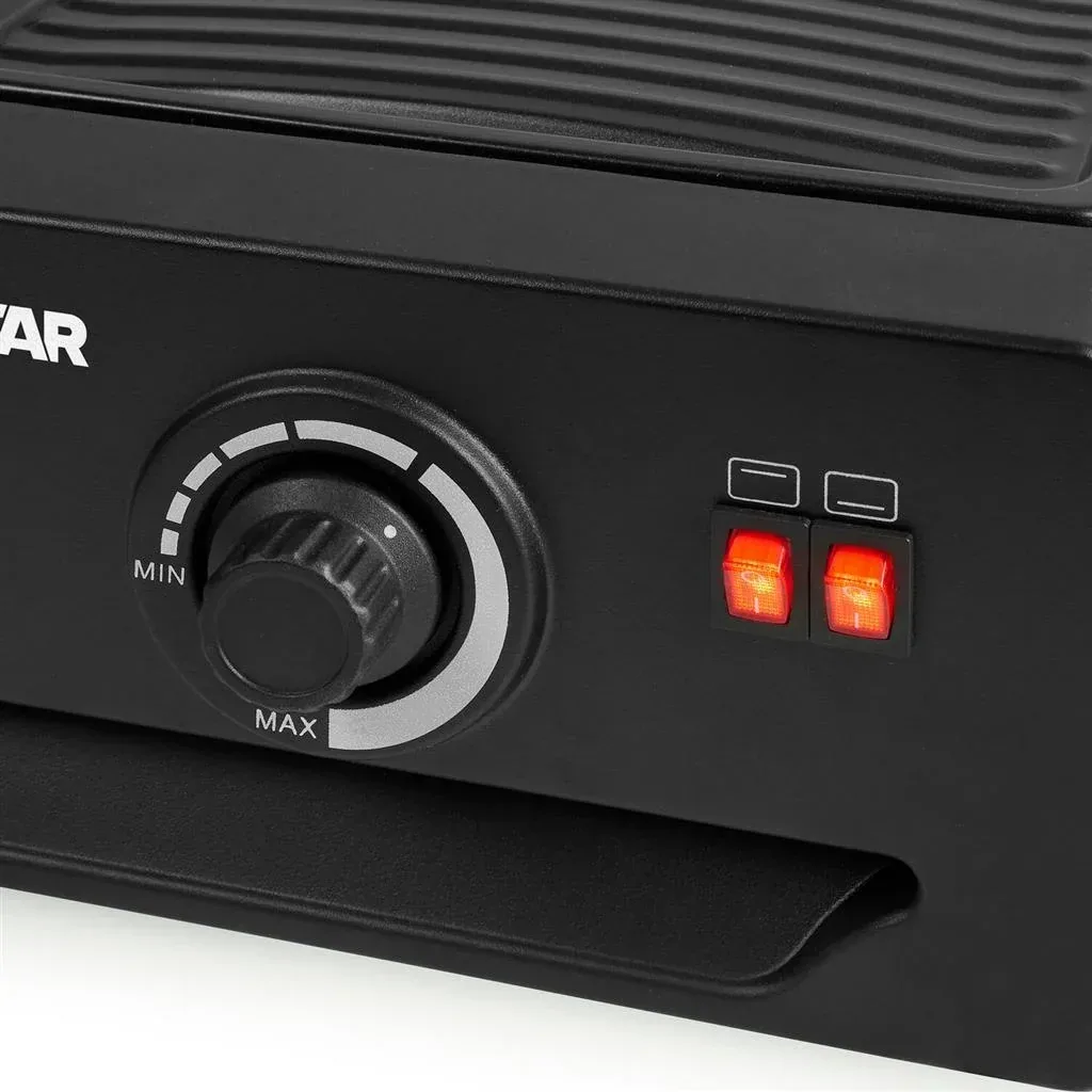 Raclette- und Pizza-Grill 8, inklusive Pizzaschneider, für 8 Personen, 1300 Watt