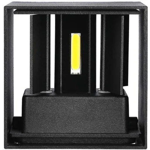 VT-759-12 LED-Wandleuchte - 11W - 3000K - 1360 Lumen - Schwarz