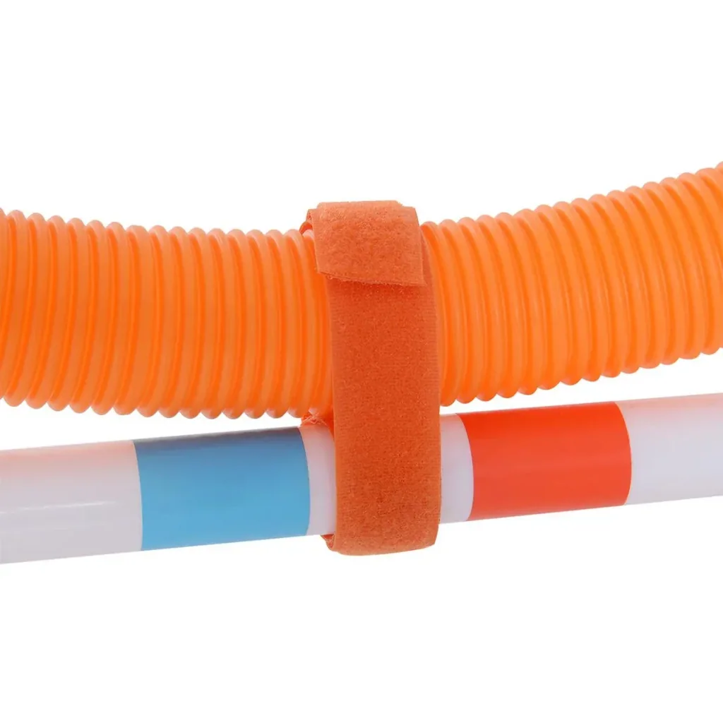 Hundetrainingsset mit Springring orange/weiß