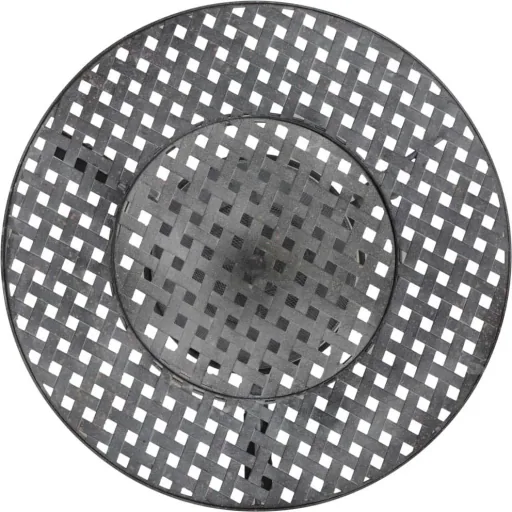 Holzkohlegrill 70x67 cm antik-grau