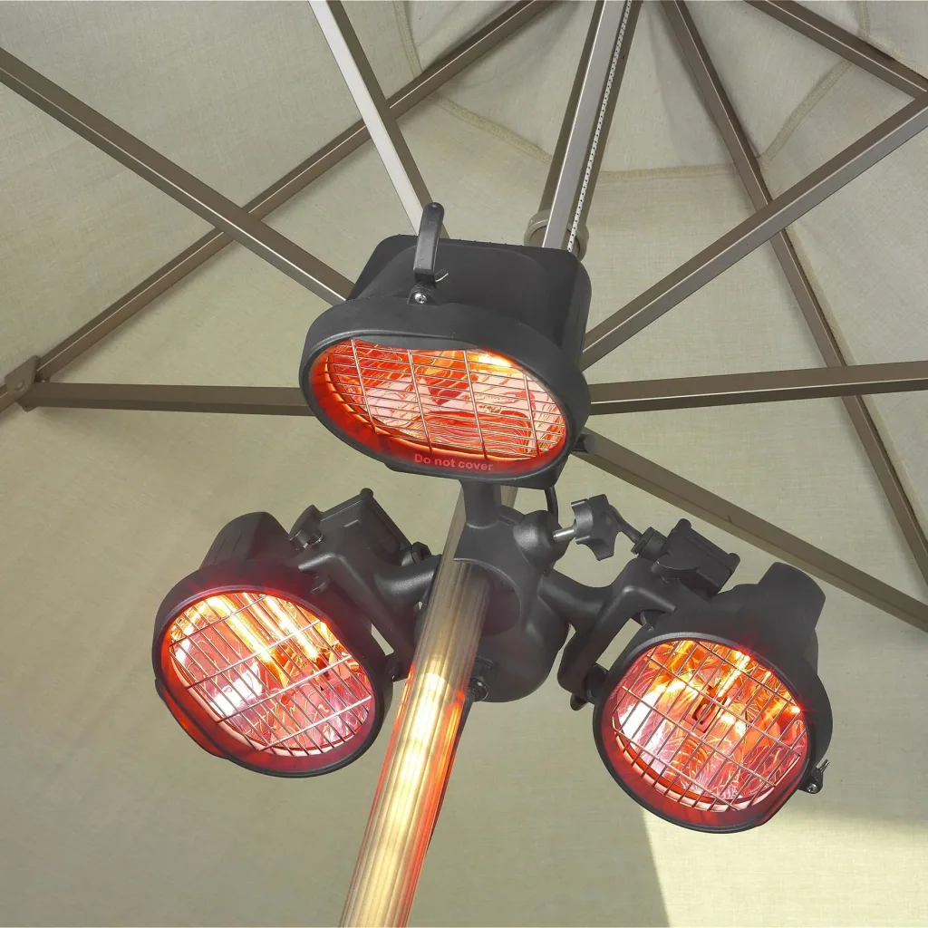 Elektrische Heizlampe Parasol 1500 - für Sonnenschirme