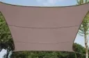 Garten-Sonnensegel-Platz 3,6 X 3,6 m Farbe: Taupe