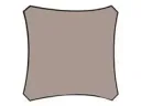 Garten-Sonnensegel-Platz 3,6 X 3,6 m Farbe: Taupe