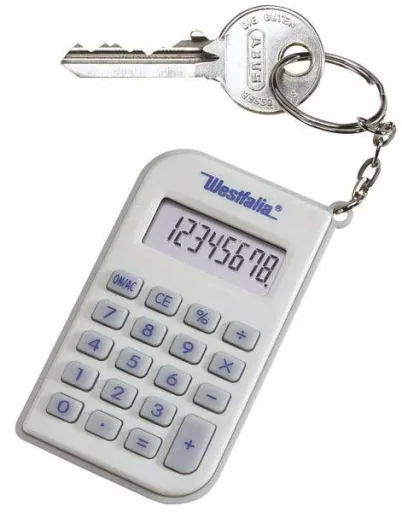 Taschenrechner mit Schlüsselring