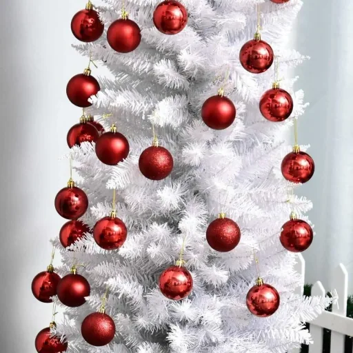 Weihnachtsbaum Tannenbaum mit Kunststoffständer 390 Spitzen Grün Ø 55 x H180 cm