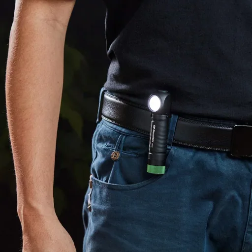 DISCOVERY Akku 2in1 Stirnleuchte und Taschenlampe mit Magnetbefestigung und 600 Lumen, IPX4