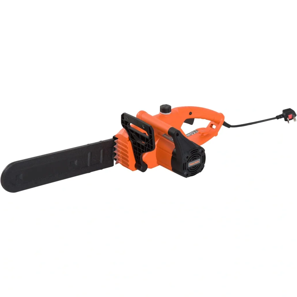 DURHAND® Motorsäge Elektro Kettensäge Doppelbremsen Orange