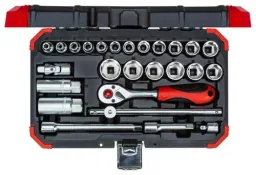 Steckschlüssel Satz 3/8 SW6-24 mm 26-teilig