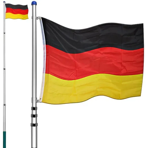 Fahnenmast 630cm Deutschland | Teleskop