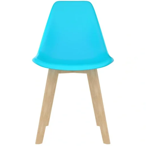 Esstischstühle 2tlg. Kunststoff blau