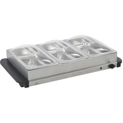 Buffetwärmer 300 W 3x2,5 L Edelstahl