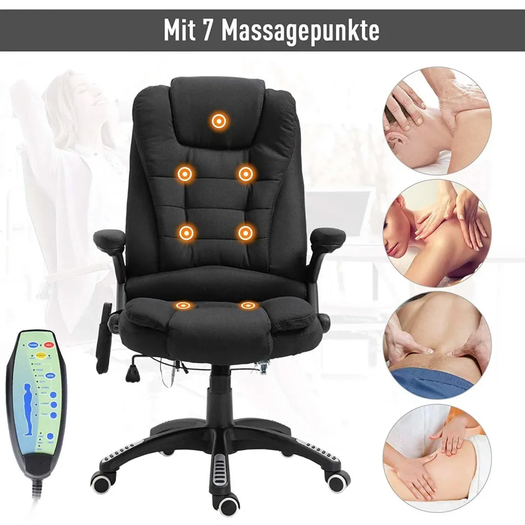 Bürostuhl mit Massage- und Wärmefunktion